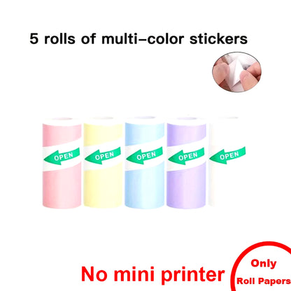 Mini Portabl Inkless Thermal Printer, Sticker Maker